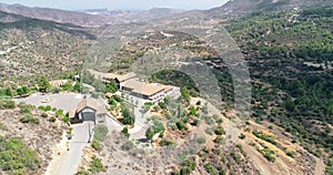 Aerial Panayia Amirous monastery, Apsiou, Limassol, Cyprus