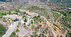 Aerial Panayia Amirous monastery, Apsiou, Limassol, Cyprus