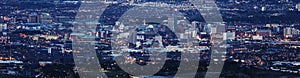 Aerial panorama of Belfast