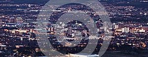 Aerial panorama of Belfast