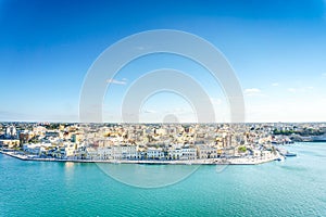 Aerial panorama of Brindisi, Puglia, Italy