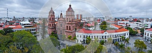 Aerial panorama of the center of city of Santa Cruz de la Sierra photo