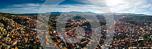 Aerial panorama of the city of Sucre
