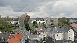 Aerial Panorama Of Kettwig Village, Essen, Germany