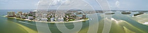 Aerial panorama Marco Island Florida