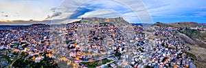 The old city of Mardin at sunset, Turkey photo