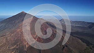 Aerial panorama of Mount Teide