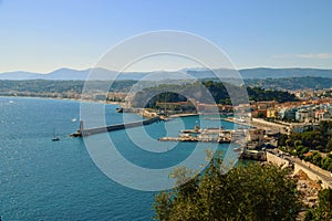 Aerial panorama of Nice, South of France