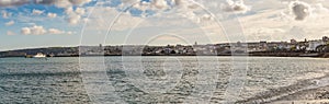 Aerial panorama of Penzance