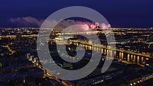 Aerial Panorama of Saint Petersburg. View of St. Petersburg from the heights-Salute above the Peter and Paul Fortress