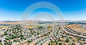 Aerial Panorama of Sparks Nevada photo
