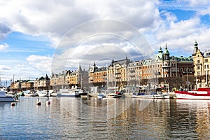 Aerial panorama of Stockholm, Sweden