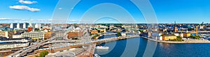 Aerial panorama of Stockholm, Sweden