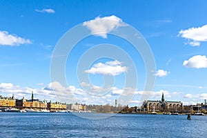 Aerial panorama of Stockholm, Sweden photo