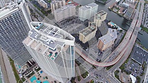 Aerial panoramic of Hallandale