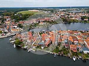 Malchow in the Mecklenburg Lake District, Germany photo