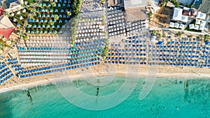 Aerial Pantachou - Limanaki beach, Ayia Napa, Cyprus