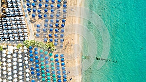 Aerial Pantachou - Limanaki beach, Ayia Napa, Cyprus