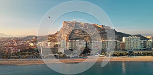 Aerial photo Alicante cityscape. Costa Blanca, Spain