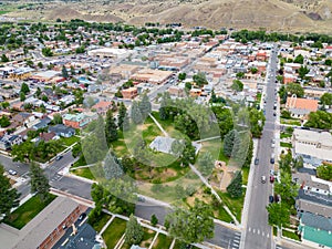 Aerial photo Alpine Park Salida Colorado photo