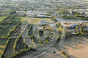 Aerial photo of Ancenis in Loire Atlantique department