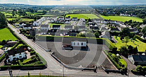 Aerial photo of Broughshane Gospel Hall Church County Antrim Northern Ireland