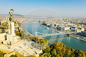 Aerial photo of Budapest, Hunagry