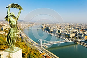 Aerial photo of Budapest, Hunagry