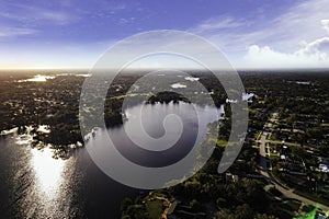 Aerial photo of Campbell Park in Deltona, Florida photo