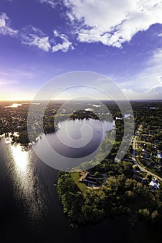 Aerial photo of Campbell Park in Deltona Florida photo