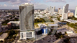 Aerial photo Canvas Condominiums Downtown Miami FL