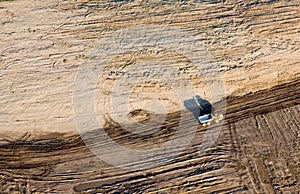 Aerial Photo Construction site