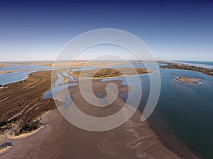 Aerial Photo of the Coorong photo