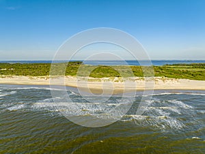 Aerial photo Currituck Outer Banks Preserve Dedicated Nature Preserve