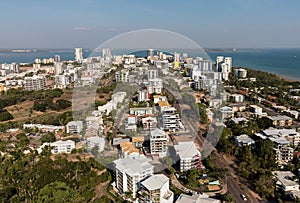 An aerial photo of Darwin, the capital city of the Northern Territory of Australia. photo