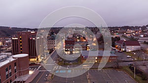 Aerial photo Downtown Bangor Maine USA