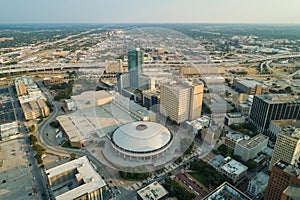 Aerial photo Fort Worth Convention Center