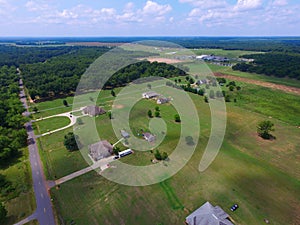 Aerial photo of Georgia Farms