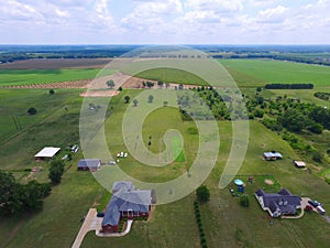 Aerial photo of Georgia Farms