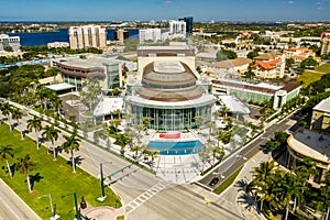 Aerial photo Kravis Center for the performing arts West Palm Beach FL