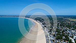 Aerial photo of La Baule Escoublac beach photo