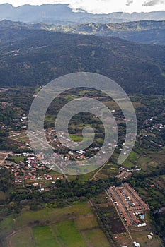 Aerial photo of Liberia, Guanacaste Province, Costa Rica