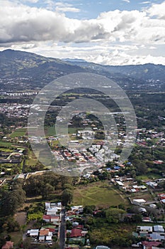 Aerial photo of Liberia, Guanacaste Province, Costa Rica