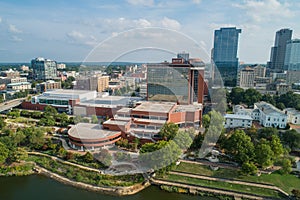 Aerial photo Little Rock Arkansas Statehouse Convention Center photo