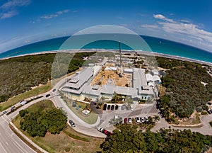 Aerial photo of the loggerhead marinelife center Juno Beach Jupiter FL