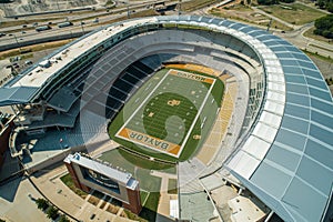 Aerial photo McLane Stadium Baylor University Waco Texas