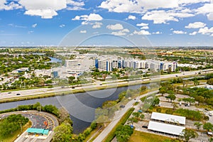 Aerial photo Memorial Hospital West Pembroke Pines FL photo