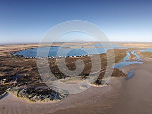 Aerial Photo of Mundoo Channel, Hindmarsh Island