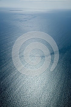 Aerial photo of ocean