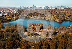 Aerial photo of Prospect park